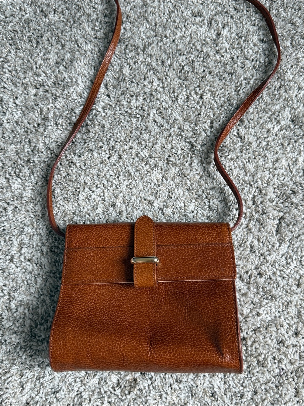 Furla Brown Leather Crossbody Bag